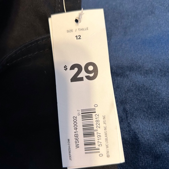Joe Fresh Black Slim Straight Jeans - Picture 4 of 7